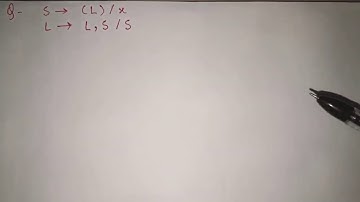 17. LL(1), LR(0) and SLR(1) parsing in single example | Canonical collection of LR(0) items