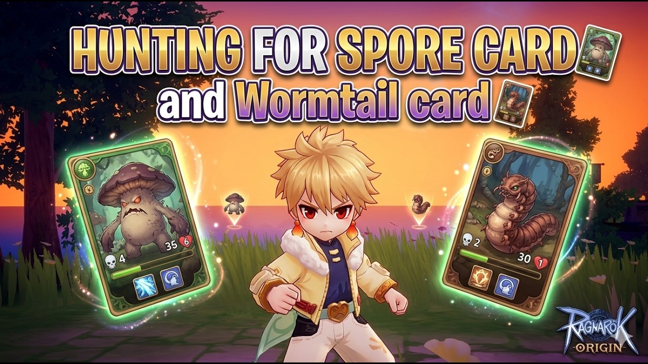 Spore card and Wormtail Card | ROOC Prontera 5 - YouTube