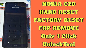 NOKIA C20 Hard Reset I Factory Reset I FRP Remove Only 1 Click Via Test Point Method UnlockTool