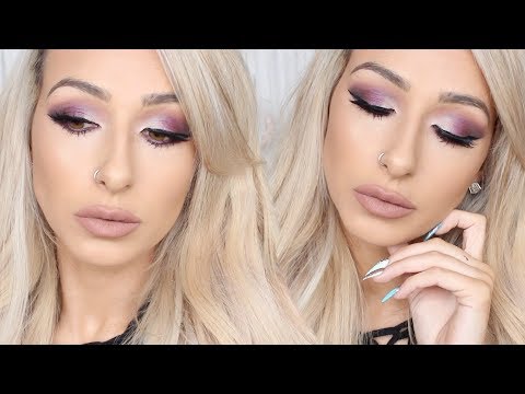 Valentine's Day Makeup Tutorial 2018 Dramatic purple eye | DramaticMAC