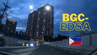 BONIFACIO GLOBAL CITY to SHAW BLVD. at night