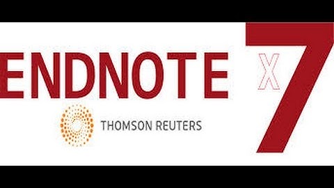 EndNote X7 Pc Basic Tutorial on Referencing.