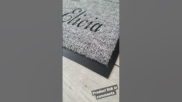 Beautiful Personalised Doormat 💕 #shorts #home #decor #personalised #mat #love #style