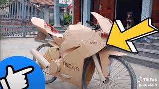 Bicycle Transformed Into Ducati Bike Ll Tik Tok Ll Ms
