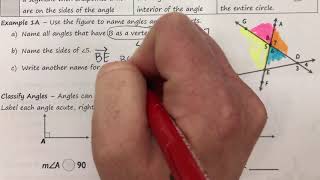 1-4 Angle Measure