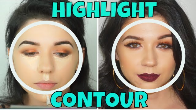 How to Highlight and Contour (Round Face) - YouTube