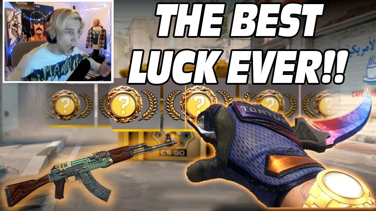 XQC IS THE LUCKIEST STREAMER TO EVER OPEN CASES!! CS:GO CASE OPENING ...