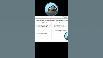 Java Interview Questions - 01 | Difference between Checked & Unchecked Exception #shristitechacademy