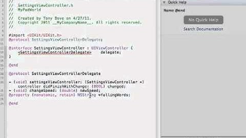 iPhone - iPad Development Tutorial - Adding Outlets To The View Controller