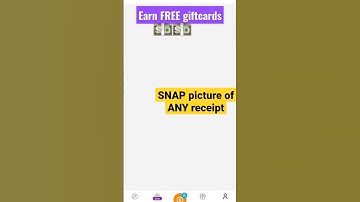 Scan Receipt Earn Points, for FREE giftcards #fetchrewards #freegiftcards #shorts #short #freemoney