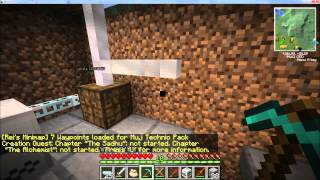 Minecraft Technic Pack 5díl mining well a dveře