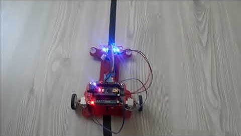 Arduino İle Hızlı Düzgün Temel Çizgi İzleyen Robot