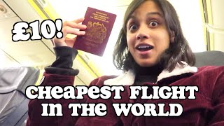 i went on the cheapest flight in the world *only £10!* (ad) | clickfortaz