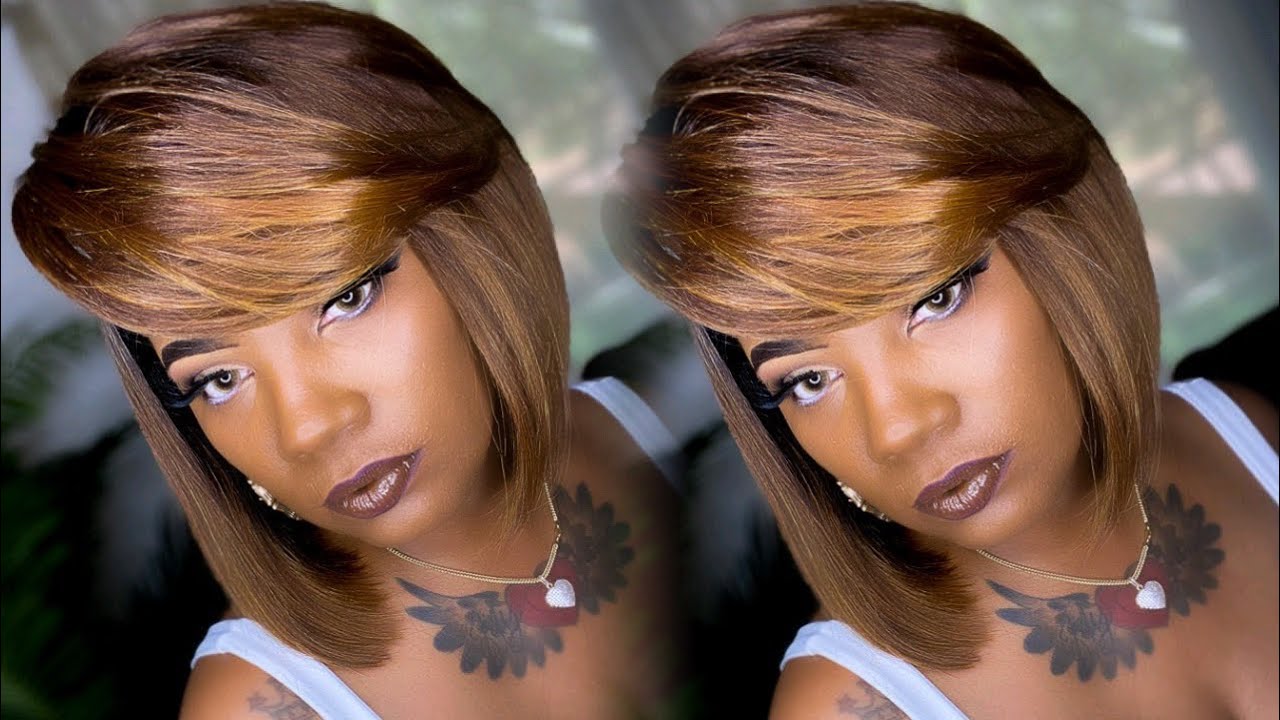 Bob Slayer ! Affordable $22 synthetic wig / Janet Essential Collection Kimmie / ft MakeupbyCarrie