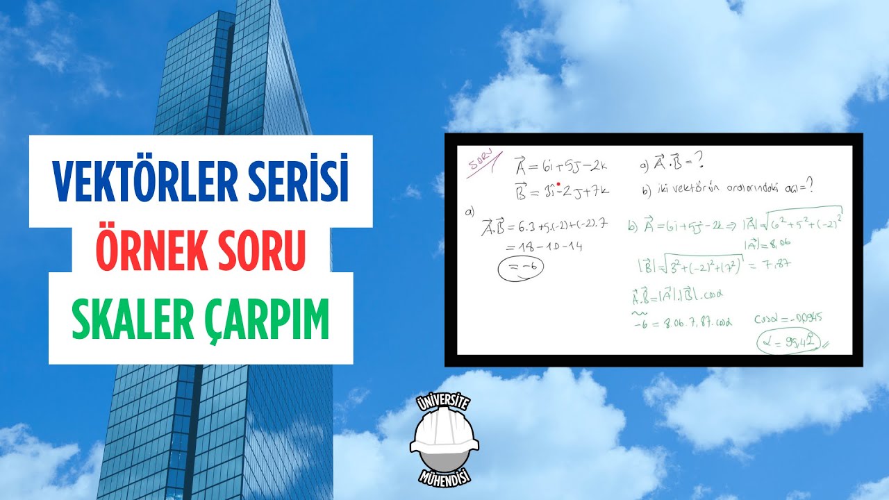 STATİK- VEKTÖR SERİSİ – SKALER ÇARPIM ÖRNEK SORU