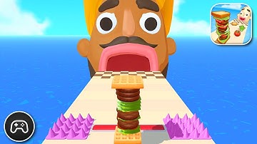 Sandwich Runner - Gameplay Walkthrough Part 104 - Puzzle Game Levels 511-515 (iOS, Android)