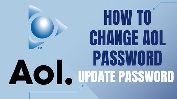 How to Change AOL Password on Laptop - aol.com