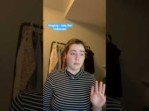 Singing Into The Unknown From Frozen 2 #disneysong #vocals #singingcover #frozen2 #intotheunknown