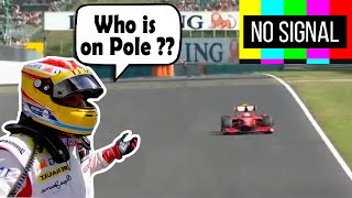 The day no F1 driver knew who was on pole position !