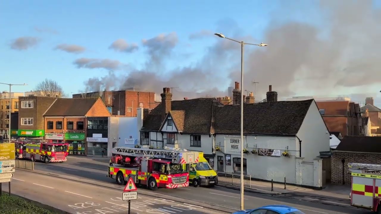 Fire at the Old Odeon cinema in Canterbury on the 14th of February 2026!