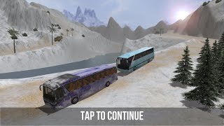 Offroad Snow Bus Driving Simulator- Motorista de Ônibus Offroad screenshot 1