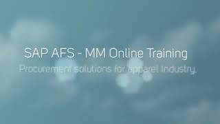 SAP AFS SD Online Training