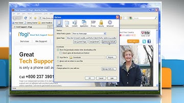 How to restore the default home page in Mozilla® Firefox on a Windows® XP-based PC?
