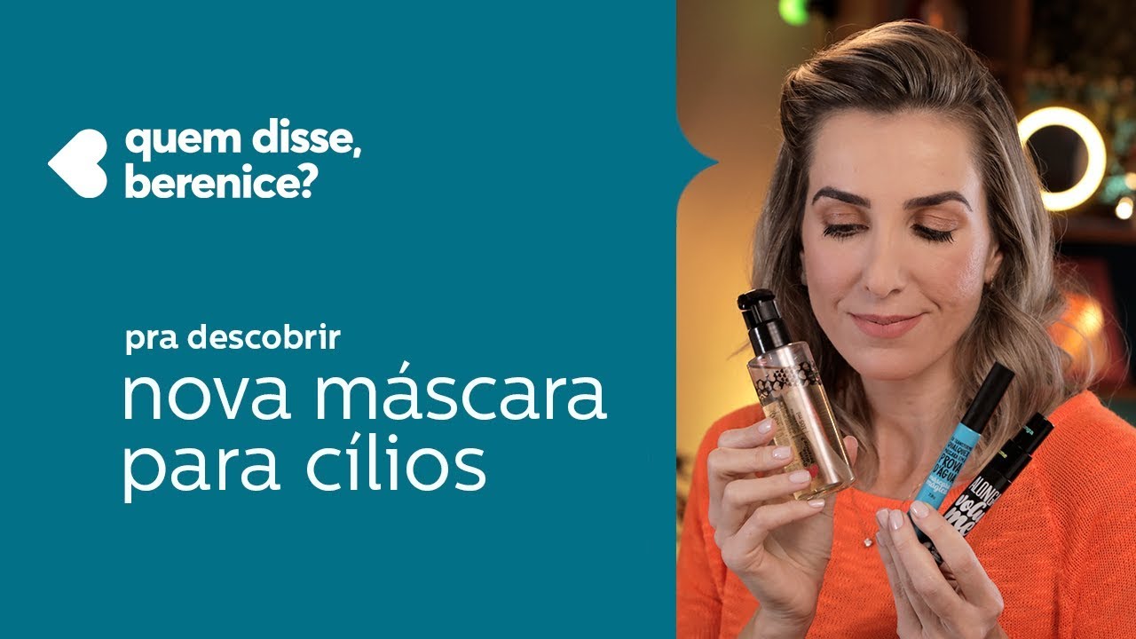 pra descobrir: novas máscaras para cílios - YouTube