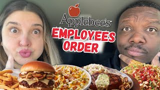 Eating What EMPLOYEES Order From APPLEBEE'S! by KristinAndJamil 7,979 views 1 month ago 17 minutes