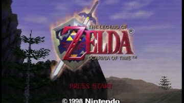 Zelda Ocarina of Time intro N64 OSSC Hybrid Scanlines