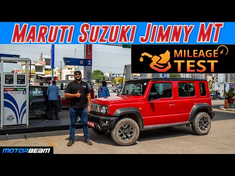 Maruti Suzuki Jimny MT - Mileage Test | MotorBeam