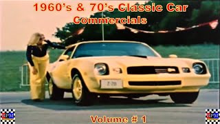 1960's and 70's Classic Car Commercials