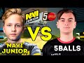 МОНЕСИ ПОТЕЕТ НА КВАЛА ПРОТИВ IMPALA! NAVI JUNIOR VS 5BALLS! CSGO