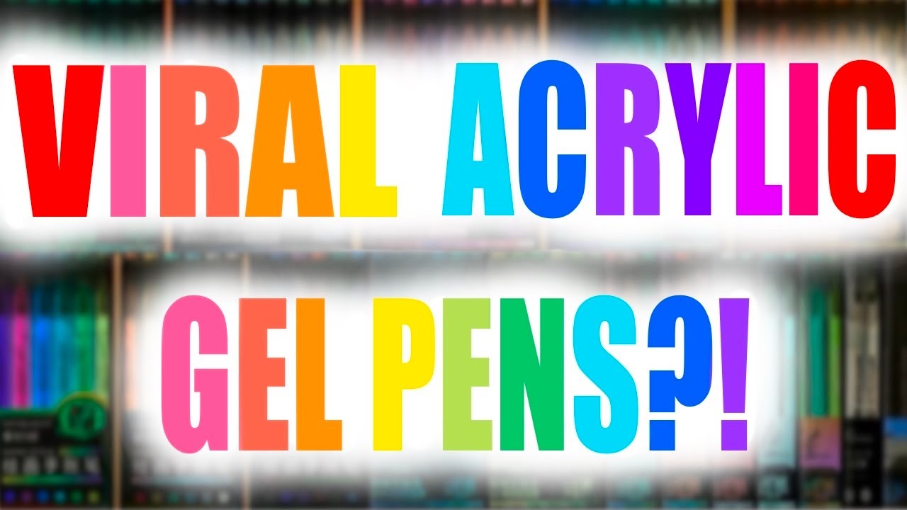 Languo Gel Pens - Acrylic Gel Hybrid? Are these any good?