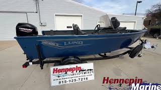 2024 Lund 1650 Rebel XL SS Cobalt Blue powered by a Mercury 60 EFI 4 Stroke!