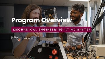 Program Overview | Mechanical Engineering at McMaster