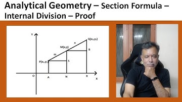 6 – Analytical Geometry – Proved – Section Formula – Internal Division – MadhavanSV