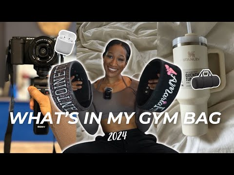 *MUST HAVE* GYM ESSENTIALS YOU NEED FOR 2024 | what’s in my gym bag (for upper & lower body day)