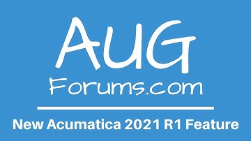 Acumatica 2021 R1 - Improvements to External Hyperlinks