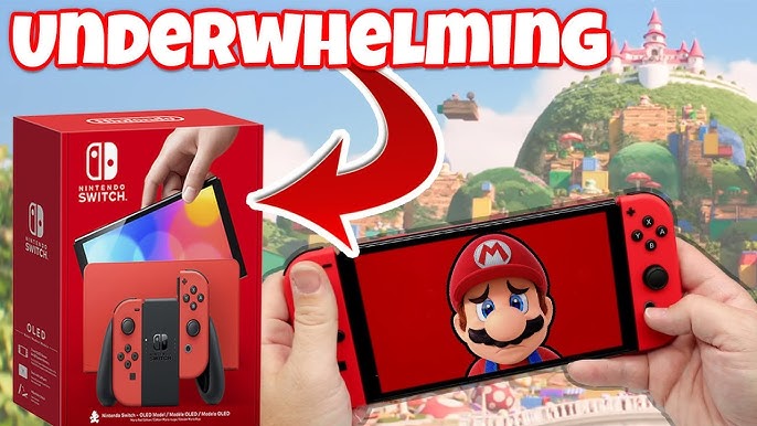  Nintendo Switch - OLED Model: Mario Red Edition