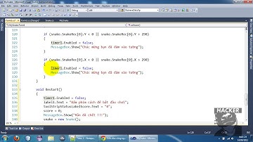 Hướng dẫn làm game C#   Rắn săn mồi   5) Kết thúc
