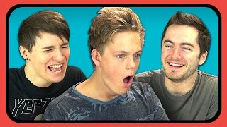YouTubers React to Try to Watch Thi...
