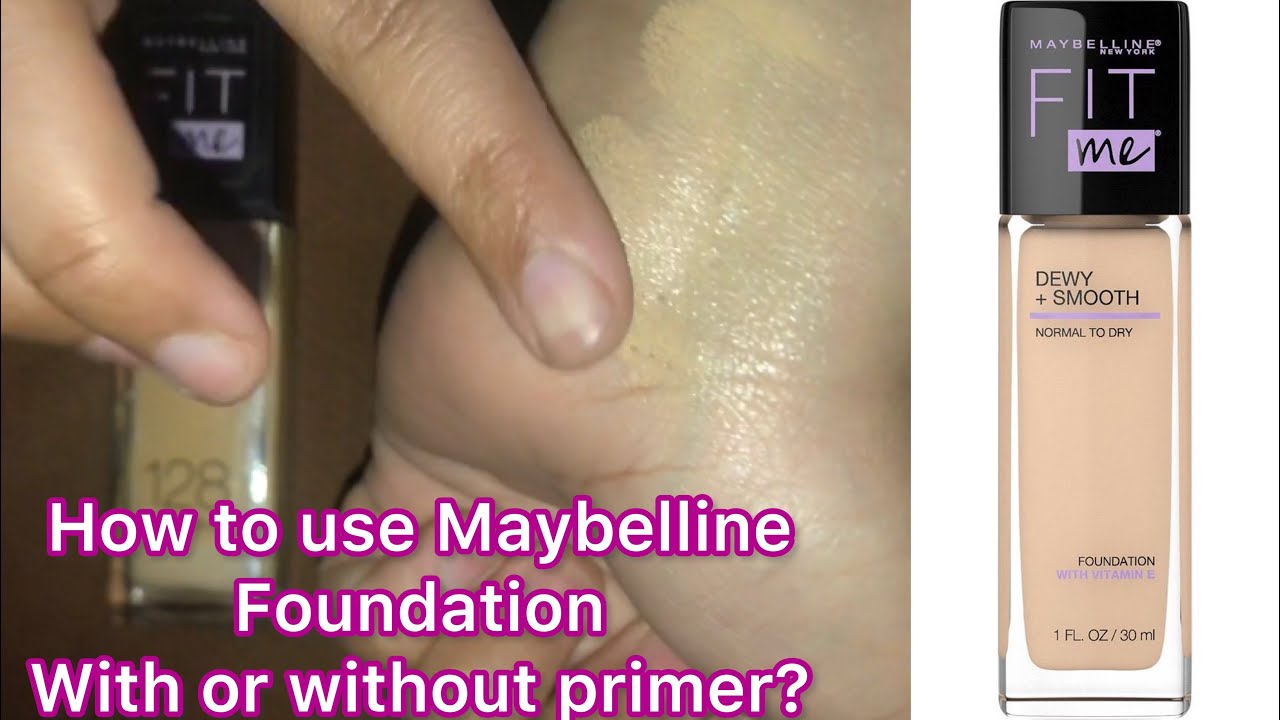 Best Foundation for Combination, Dry skin types Maybelline Full