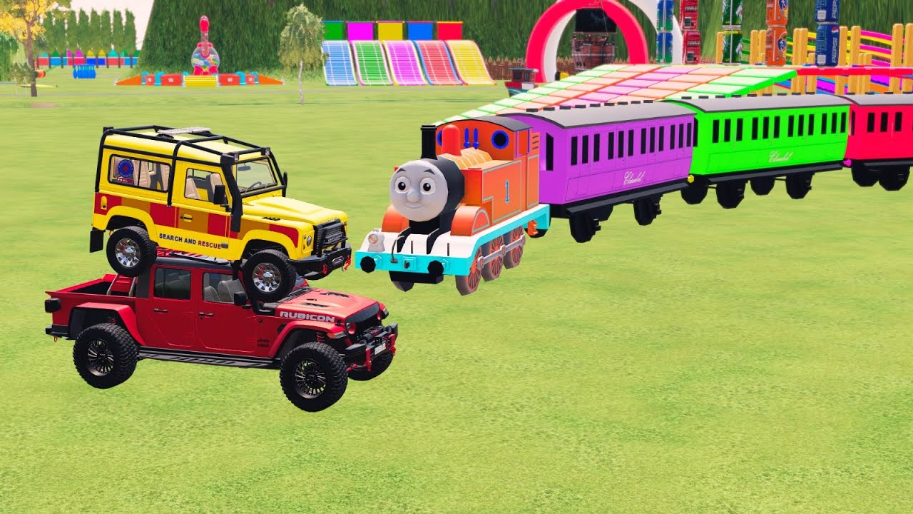 Flatbed McQueen | Transportation with Truck – Color Cars Challenge #19