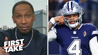 FIRST TAKE | Does it look like Cowboys are setting Dak Prescott up for failure - Stephen A weighs in