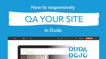 Responsively QA Your Site in Duda | Duda Dojo