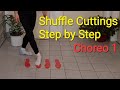 Only with 3 Elements you can dance your❗first shuffle dance cuttings - Step by Step Tutorial