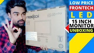Frontech 15 Inch Monitor Unboxing And 