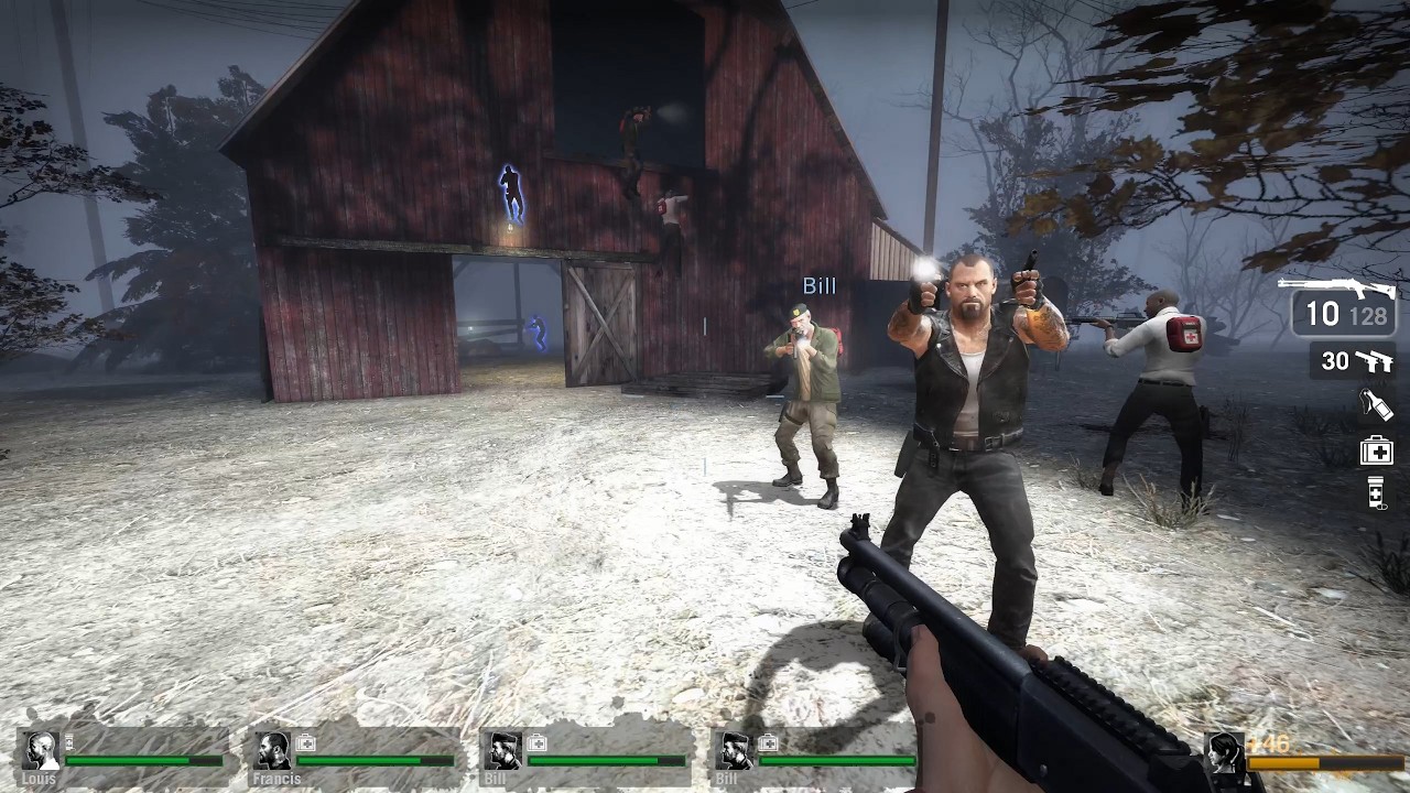 Видео прохождения кампании Left 4 Dead "L8D" № 439 - Кровавая жатва: 5: Финал на ферме (экспертна...