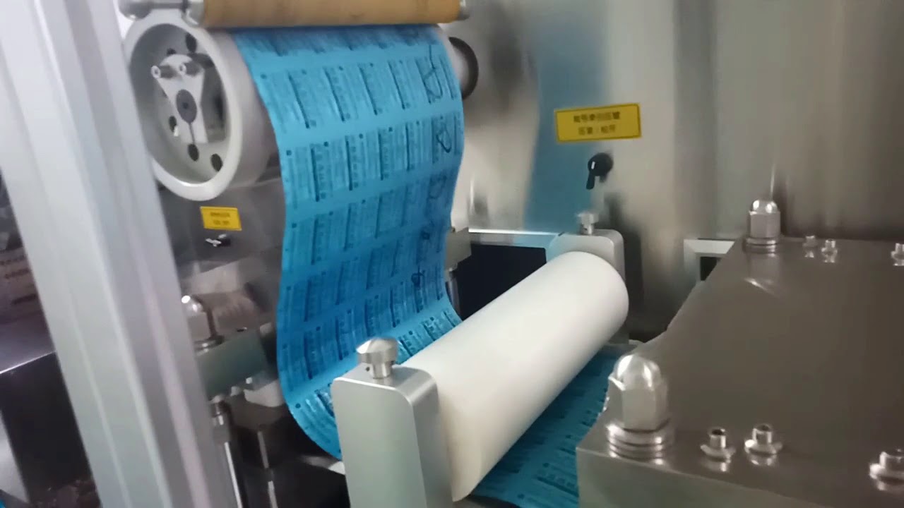 AluPVCAlu Blister Packaging Machine YouTube